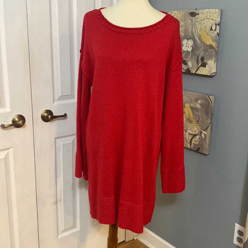 Free People Gently Used Free People Knit Sweater Dress -Large